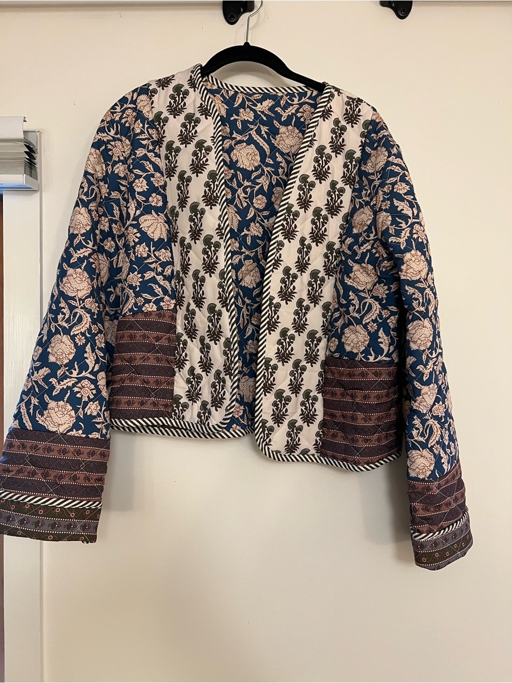 Floral Patchwork Quilted Jacket